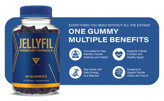(2 Pack) Jellyfil ACV Gummy, Jelly Fil Weight Support Supplement (120 Gummies)