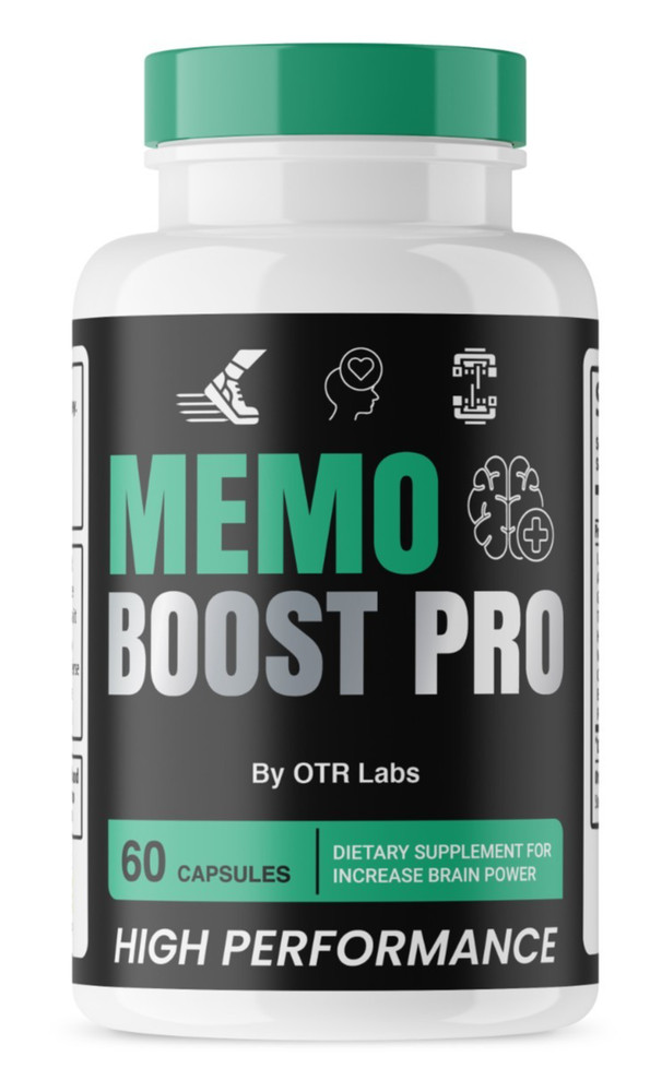 Memo Boost, Memoboost High Performance Brain Supplement 60 Capsules 1 Bottle