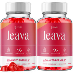 (2 Pack) Leava ACV Gummys Advanced Formula 1000MG Vitamin Supplement 120 Gummies