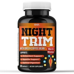 Night Time Fat Burner for Weight Loss Support Appetite Suppressant, Carb Blocker