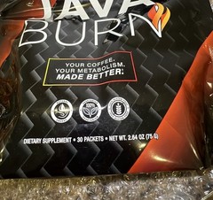 JAVA BURN Dietary Supplement Weight Loss 30 Pack Coffee Additive Exp 07/2026 NEW
