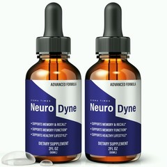 NeuroDyne Drops, Neuro Dyne Liquid Formula for Brain, Focus & Memory – 2 Pack