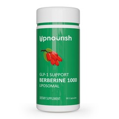 UpNourish Liposomal Berberine Supplement, Berberine HCl 1000mg Plus 90 Capsules