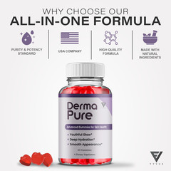 Derma Pure Skin Gummy, DermaPure Skin (60 Gummies)