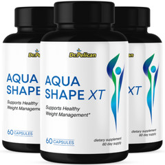 Aqua Shape XT- Keto & Weight Support- 3 Bottles- 180 Capsules