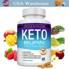Toplux Keto Burn Pills Ketosis Weight Loss – 1200 Mg Ultra Advanced Natural