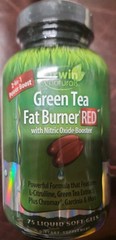 Irwin Natural Green Tea Fat Burner RED 75 Gels Exp Date 12/26