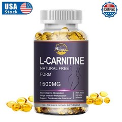 Acetyl L-Carnitine Capsules 1500mg – Nervous System Health Antioxidant 120 Caps