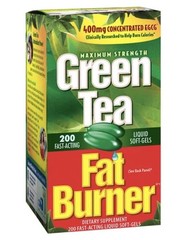 Green Tea Fat Burner, 200 Liquid Soft-Gels 400 mg (Ship Restriction: CO & NY)