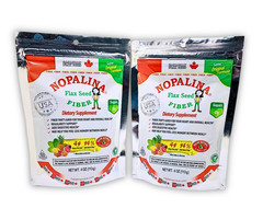 2-Pack Nopalina Flax Seed Fiber 4 oz. Weight Support & Digestive Health Blend