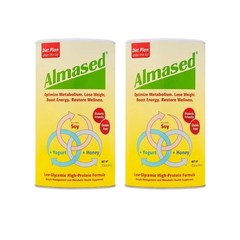 Almased Vanilla Metabolic Support Powder 17.6 oz Pack of 2 Weight Loss Shakes