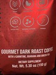Vital Health V-THERMOKAFE Gourmet Dark Roast Coffee Weightloss Energy NIB