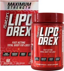iSatori Lipo-Drex – Fast Acting Total Body Fat Burner Weight Loss – 60 Capsules