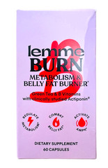 Lemme Burn Metabolism and Belly Fat-Burning Capsules For Adult – 60ct Exp 2027