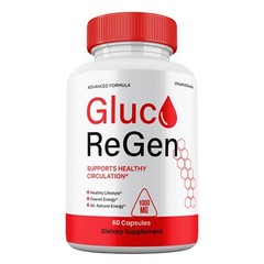 Gluco ReGen Capsules, Max Strength, Gluco ReGen All Natural Supplement (1 Pack)