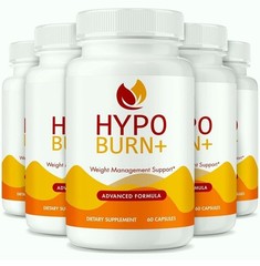 (5 Pack) Hypo Burn+ Weight Loss Pills HypoBurn Plus Advanced Fat Burning Formula