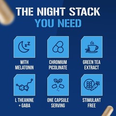 Nighttime Fat Burner for Weight Loss – Metabolism Booster & Sleep Aid with Green
