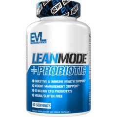 EVL LeanMode 150ct Vegan Fat Burner Stim-Free Weight Loss & Probiotic ALL SIZES!