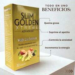 Slim Golden Xtreme Advance Weight Loss Supplement 30 Capsules