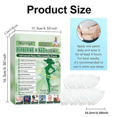 Moringa Berberine + NAD+ 10-in-1 Microneedle Patches Bioavailable Strength NEW