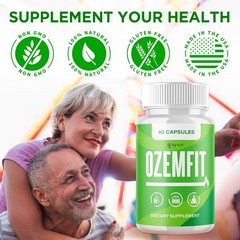 (2 Pack) Ozemfit Advanced Energy & Fitness Support Formula Ozem Fit 120 Capsules