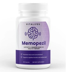 (3 Pack) Memopezil Nootropic All Natural Brain Supplement Memo Pezil 60 Capsule