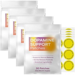 Extra Strength Dopamine Patches – 120-Day Supply, Plant-Based Mood & Focus Stick