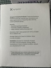 Xyngular Complete Prebiotic 4 boxes 119 Stick Packets *NEW* Exp 03/26