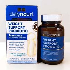 Nouri Weight Health Probiotic Weight Management Supplement 30 Capsules Exp 7/27