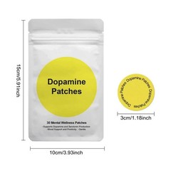 Kind Patches | Dopamine for Mood Boost & Positivity Support | Pack of 90 Patches