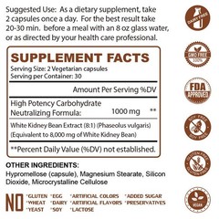 60PCS Fat and Carb Blocker Appetite Suppressant Burn Low Keto Weight Loss Pill