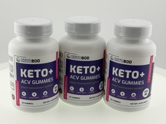 KETO BOD KETO+ ACV Gummies 525mg 90 Count – 3 Bottles -Weight Management