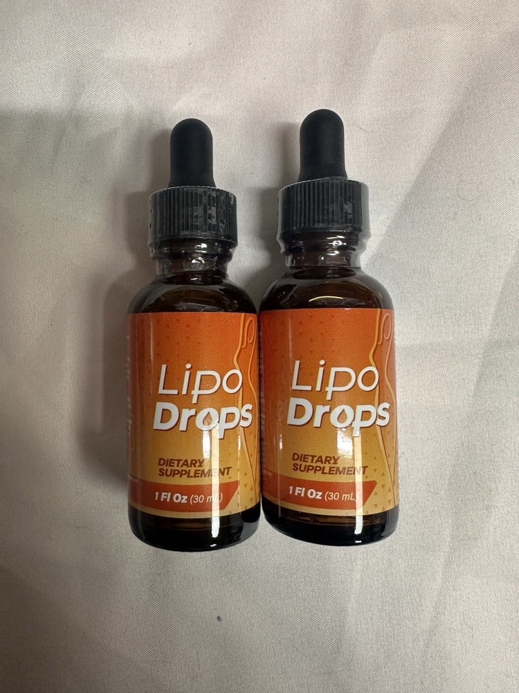LOT OF 2 LIPO Dietary Supplement 1 oz each Exp 6/27 Sealed #1
