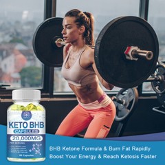 Best BHB Keto Diet Pills 20000mg Burn Fat-ACV Advanced Ketosis,Weight Loss,Detox