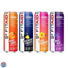 FITAID Energy, 200mg Natural Caffeine, Keto, Variety Pack, Optimum Performanc…