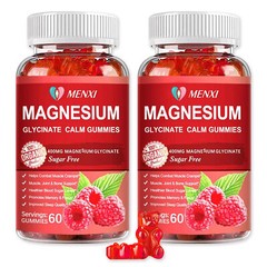 Magnesium Glycinate Supplement High Strength 400mg 60PCS Magnesium Gummies
