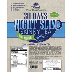 Turmeric Immune Support Dietary Supplement 60 Capsules & Night Slim Tea Bag 30
