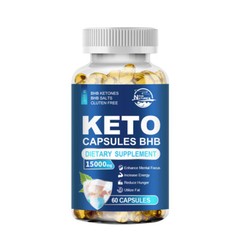 15,000mg Keto Pills – Rapid Fat Burn & Weight Loss with BHB Salts 60 Capsules US
