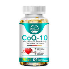 CoQ10 Coenzyme Q-10 Coenzyme 200mg Capsules BIOPERINE Antioxidant Heart Energy