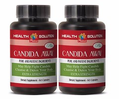 Aloe Vera – CANDIDA AWAY – absorb nutrients – unique formula – 2 Bottles, 120 C