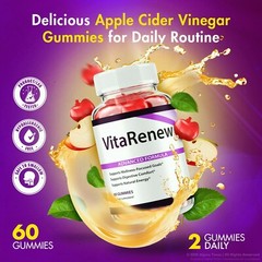 VitaRenew Gummies -Powerful Hydrating Formula Vita Renew Skin Care Gummy 60ct