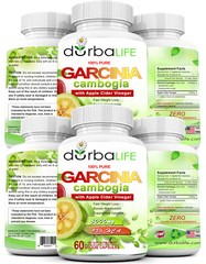 6 X GARCINIA CAMBOGIA HCA 95% & APPLE CIDER VINEGAR 3000mg Daily 360 Pink Pills