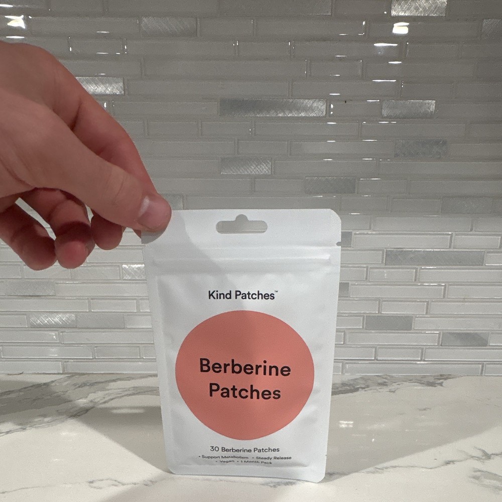 NEW Kind Patches Berberine Supplement Patches 30 Count Vegan Steady Release