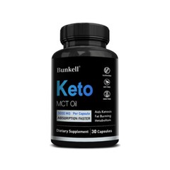 KETO MCT OIL Capsules – Supports Energy Endurance Metabolism Digested Health