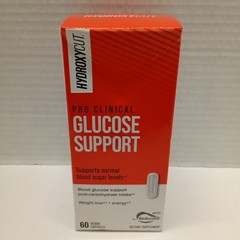 Hydroxycut Pro Clinical Glucose Support 60 Veggie Capsules EXP 06/2027