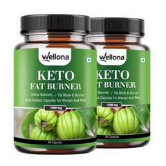 2 X Keto Fat Burner 90 Capsules 1000mg Weight Loss Supplement | Belly Fat Burner