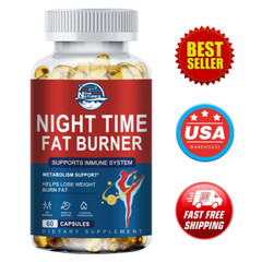 Night Time Fat Burner – for Weight Loss Appetite Suppressant – White Kidney Bean