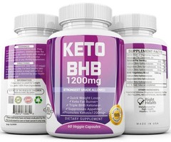 Keto BHB 1200mg Fat Burner Ketone Weight Loss Diet Pills Pack of 1.