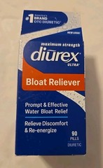 Diurex Ultra MAX STRENGTH Re-Energizing Water Pills Water Bloat Relief 90 Pills