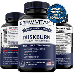 Night Time Fat Burner Supplements For Women, Sleep aid, adrenal -60 capsules